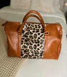 Serena Leopard Duffle Bag