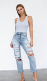 Distressed Mess Jeans