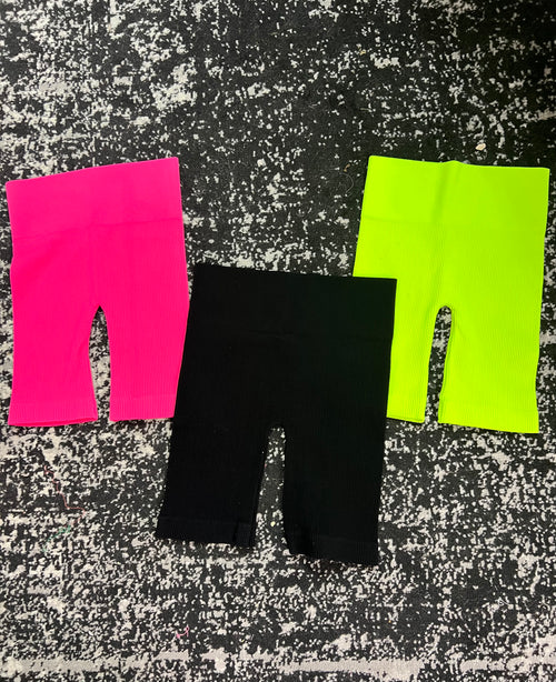 Neon Biker Shorts