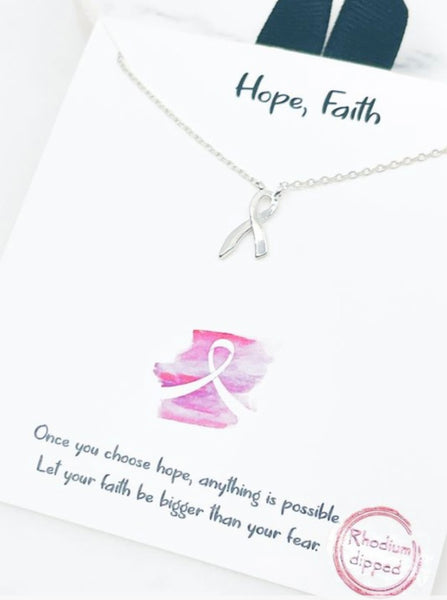 Hope, Faith Necklace