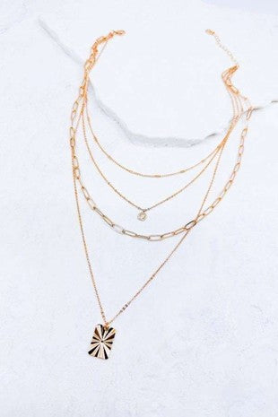 Mom Crystal Pave Necklace